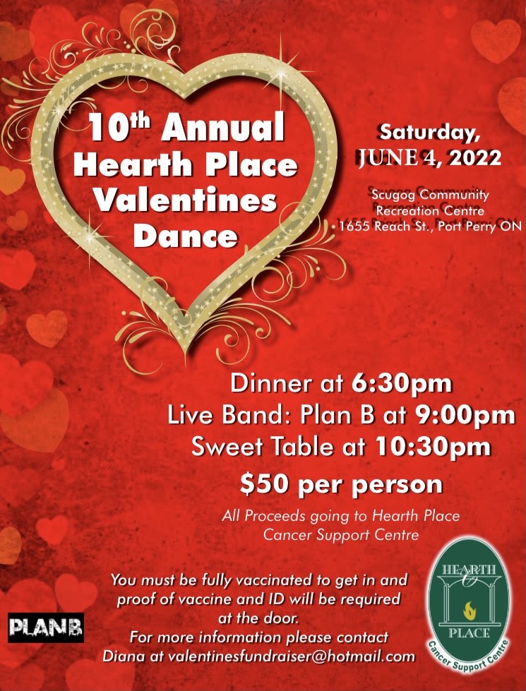 10th annual hearth place valentines dance June 4, 2022